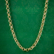 Vintage Forget Me Not Chain Gold On Silver 