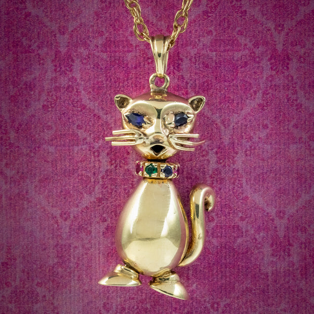 Mini Gold Sausage Cat Necklace | Little Moose | Playful Acrylic Jewellery  Handmade with Love & Lasers in the UK