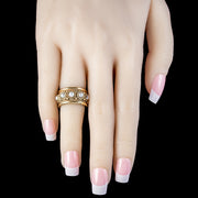 Vintage Pearl Eternity Band Ring