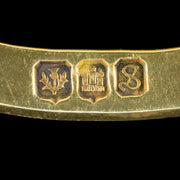 Vintage Scottish Cairngorm Brooch Silver 18ct Gold Gilt Dated 1973