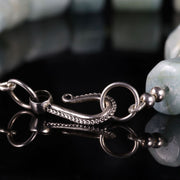 Vintage Aquamarine Silver Necklace Natural Aquamarines