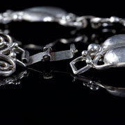 Vintage Danish Necklace And Bracelet Set Sterling Silver