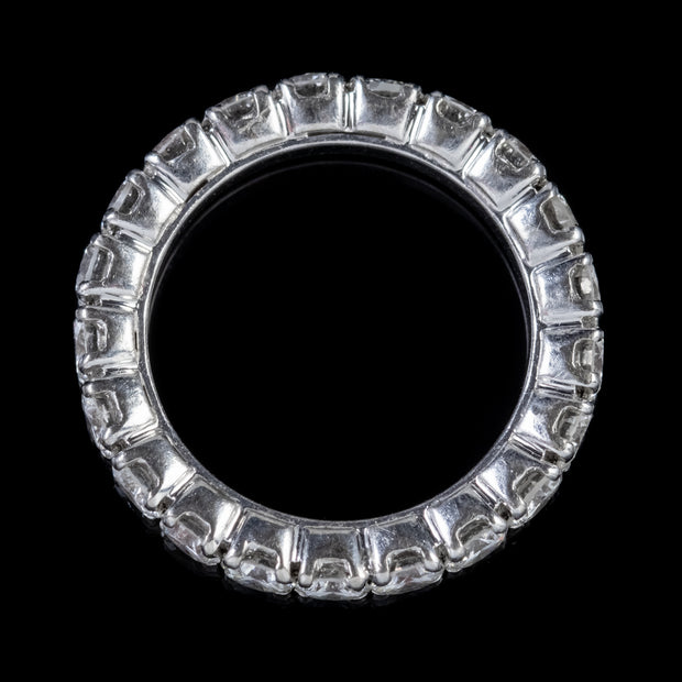 Vintage Diamond Full Eternity Ring top
