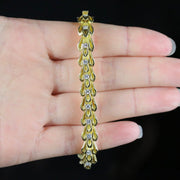 Vintage Diamond Bracelet 18ct Gold 1.15ct Of Diamond
