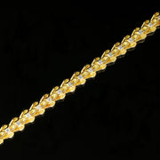 Vintage Diamond Bracelet 18ct Gold 1.15ct Of Diamond
