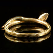 Vintage Snake Serpent Bangle 9Ct Yellow Gold Circa 1960