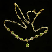 Wonderful 9Ct Gold Peridot Necklace