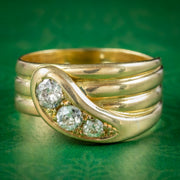 Antique Edwardian Diamond Snake Ring Dated 1914