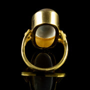 Antique Victorian Moonstone Ring 18Ct Gold Circa 1880