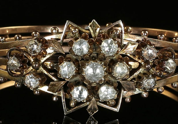 Antique Georgian Diamond Bangle - Circa 1800